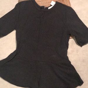 Fall weight peplum top